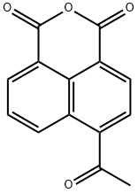 6-乙酰基-1H,3H-苯并[DE]异色烯-1,3-二酮 结构式