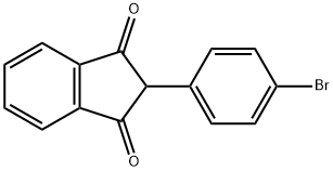 溴茚二酮 结构式
