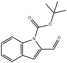 tert-butyl 2-formyl-1H-indole-1-carboxylate 结构式