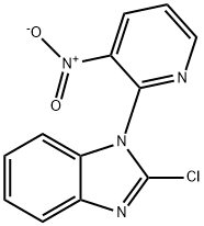 2-氯-1-(3-硝基-2-吡啶基)-1H-苯并咪唑 结构式