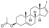 17-碘雄甾-5,16-二烯-3BETA-醇乙酸酯 结构式