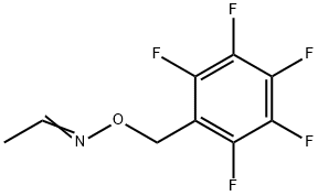 乙醛-O-2,3,4,5,6-氟苯甲肟 结构式