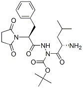 tert-butyloxycarbonylleucyl-aminosuccinyl-phenylalaninamide 结构式