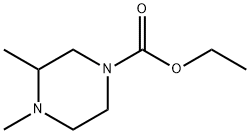 1-Piperazinecarboxylicacid,3,4-dimethyl-,ethylester(9CI) 结构式