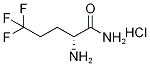 (R)-2-氨基-5,5,5-三氟戊酰胺盐酸盐 结构式
