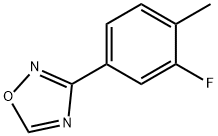 3-(3-氟-4-甲基苯基)-1,2,4-噁二唑 结构式