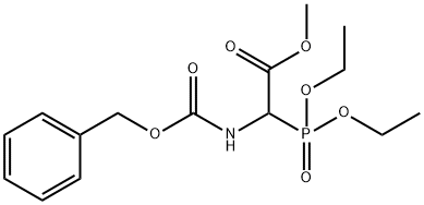 N-CBZ-(二乙氧基磷酸基)氨基酸甲酯 结构式
