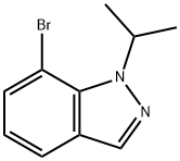 7-溴-1-异丙基-1H-吲唑 结构式