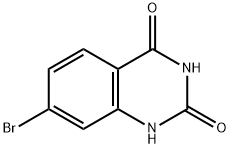 7-溴喹唑啉-(2,4)二酮 结构式