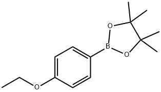 4-乙氧基苯硼酸频呢醇酯 结构式