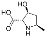 L-Proline, 3-hydroxy-5-methyl-, (2alpha,3beta,5beta)- (9CI) 结构式
