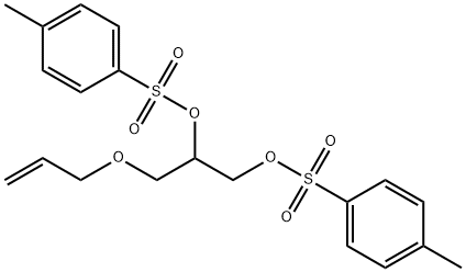 1,2-PROPANEDIOL,3-(2-PROPENYLOXY)-,BIS(4-METHYLBENZENESULFONATE) 结构式