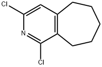 5H-CYCLOHEPTA[C]PYRIDINE, 1,3-DICHLORO-6,7,8,9-TETRAHYDRO- 结构式