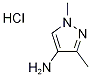 1,3-二甲基-1H-吡唑-4-胺盐酸盐 结构式
