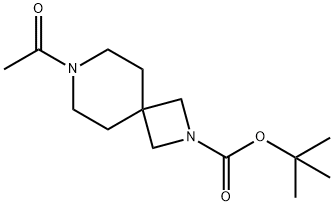 2,7-二氮杂螺[3.5]壬烷-2-羧酸,7-乙酰基,1,1-二甲基乙酯 结构式