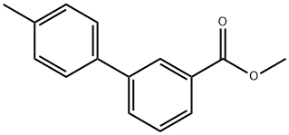 3-( 4-甲基苯基)苯甲酸甲酯 结构式