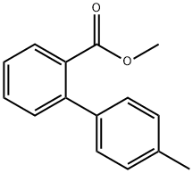 4'-甲基联苯-2-羧酸甲酯 结构式