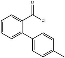 4'-Methylbiphenyl-2-carbonyl chloride 结构式