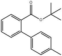 4'-甲基-[1,1'-联苯]-2-甲酸叔丁酯 结构式