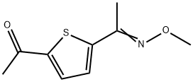 2-Acetyl-5-[1-(methoxyimino)ethyl]thiophene 结构式
