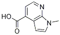 1-Methyl-7-aza-1H-indol-4-carboxylic acid 结构式