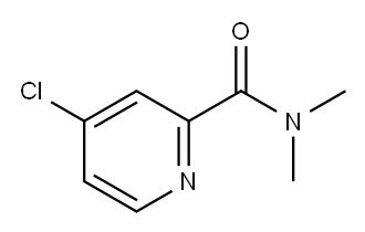 4-氯-N,N-二甲基吡啶酰胺 结构式