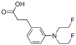 3-[3-(bis(2-fluoroethyl)amino)phenyl]propanoic acid 结构式