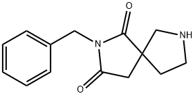 2,7-Diazaspiro[4.4]nonane-1,3-dione, 2-(phenylMethyl)- 结构式