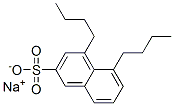 4,5-Dibutyl-2-naphthalenesulfonic acid sodium salt 结构式
