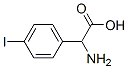 alpha-amino-4-iodo-phenylacetic acid 结构式