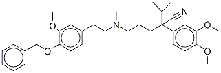 p-O-Desmethyl p-O-Benzyl Verapamil 结构式