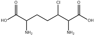 3-chlorodiaminopimelic acid 结构式