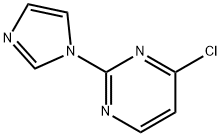 4-氯-2-(1H-咪唑基-1-基)嘧啶 结构式