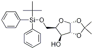5-O-叔丁基二苯基硅基-1,2-O-异亚丙基-ALPHA-D-呋喃木糖 结构式