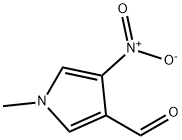 1H-Pyrrole-3-carboxaldehyde,1-methyl-4-nitro-(9CI) 结构式