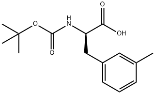 BOC-D-3-甲基苯丙氨酸 结构式