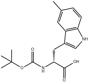 (R)-2-((tert-butoxycarbonyl)amino)-3-(5-methyl-1H-indol-3-yl)propanoicacid