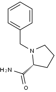 (R)-1-BENZYL-PYRROLIDINE-2-CARBOXYLIC ACID AMIDE 结构式