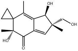 隐陡头菌素S 结构式