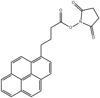 1-芘丁酸N-羟基琥珀酰亚胺酯 结构式