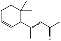 3-Penten-2-one, 4-(2,6,6-trimethyl-2-cyclohexen-1-yl) 结构式