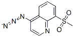 Quinoline,  4-azido-8-(methylsulfonyl)- 结构式