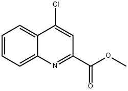 4-氯喹啉-2-羧酸甲酯 结构式