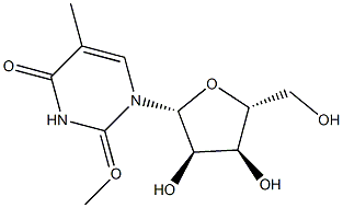 5-甲基-2-O-甲基尿苷 结构式