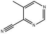 5-甲基-4-嘧啶甲腈 结构式