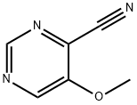 4-氰基-5-甲氧基嘧啶 结构式