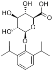 2,6 -二异丙基Β- D -吡喃葡萄糖酸 结构式