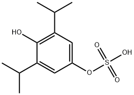 PROPOFOL-4-HYDROXY-4-HYDROGENSULFATE 结构式