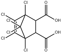 氯菌酸 结构式