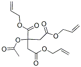 1,2,3-Propanetricarboxylic acid, 2-(acetyloxy)-, tri-2-propenyl ester 结构式